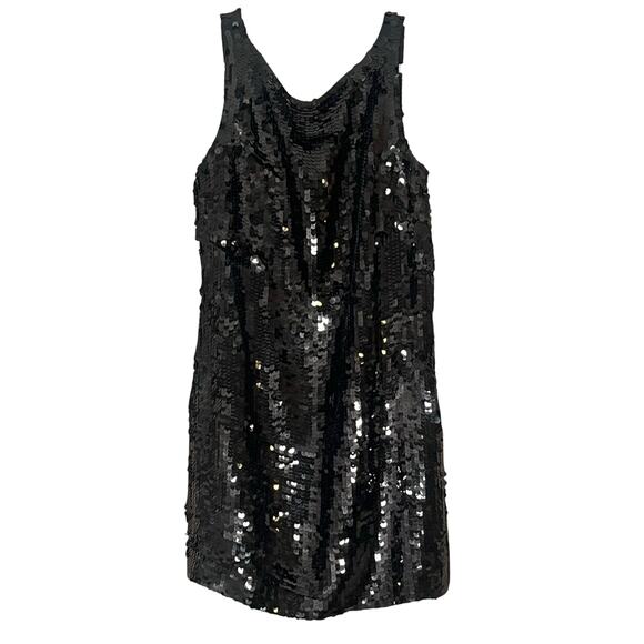 Banana Republic Black Sequin Formal Mini Dress
Sz 8 Petite - Picture 1 of 9